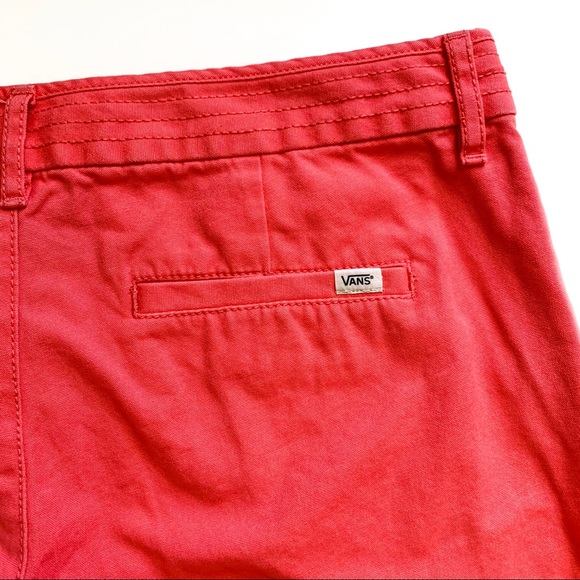 Vans Casual Salmon Pink Shorts - Picture 5 of 8